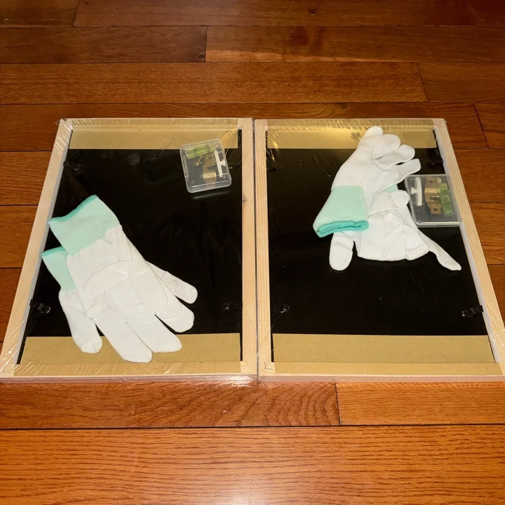 Teal Floral Wall Art Pair in White Frames